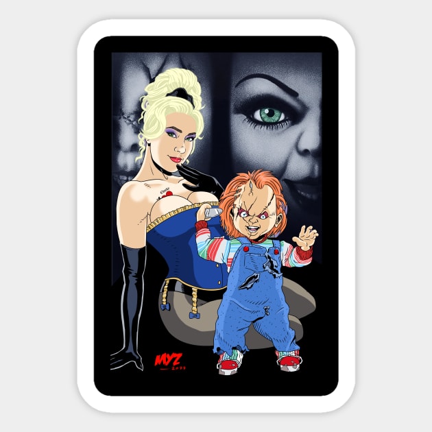 Tiff & Chuck Sticker by ArtbyMyz